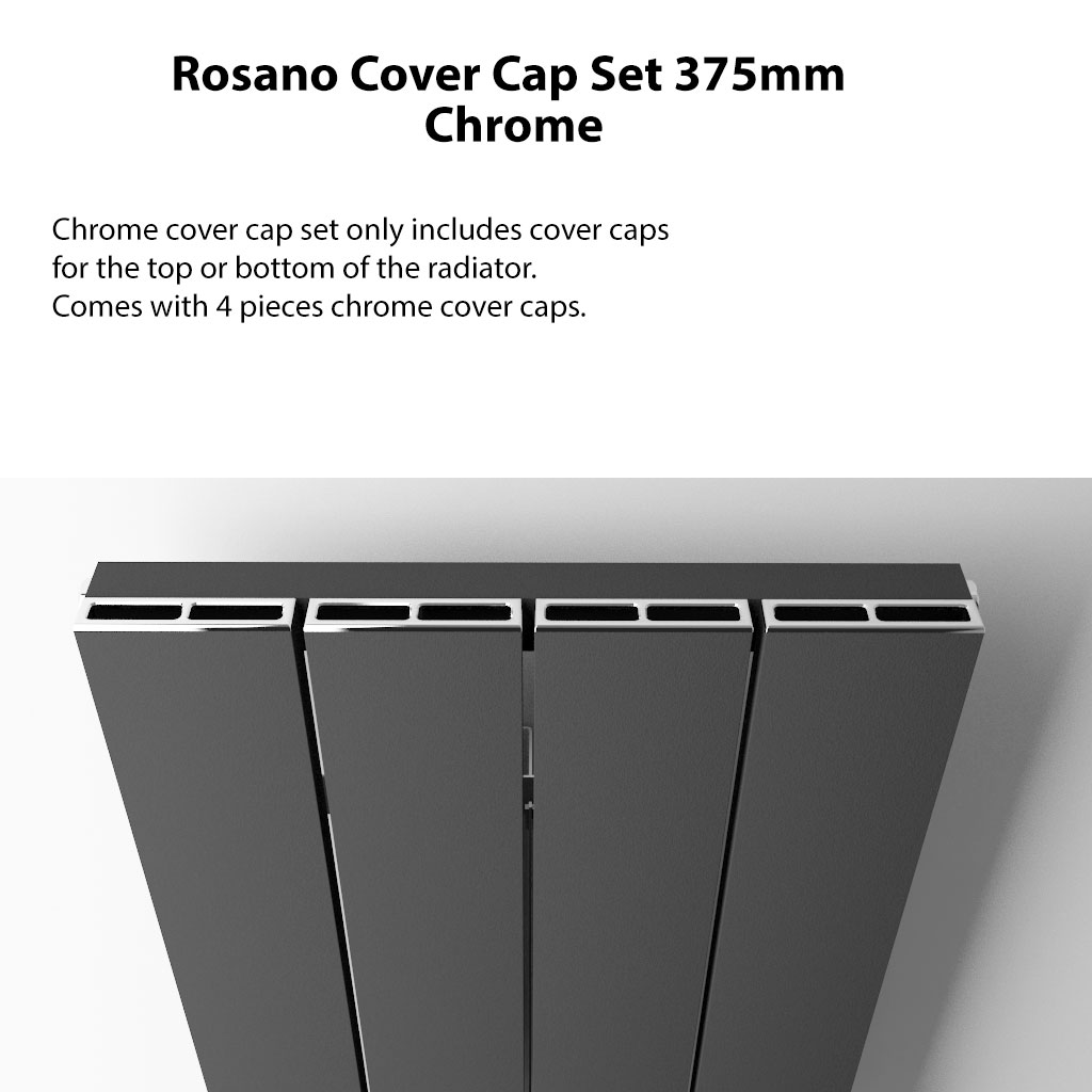 Rosano Cover Cap Set 375mm. Chrome