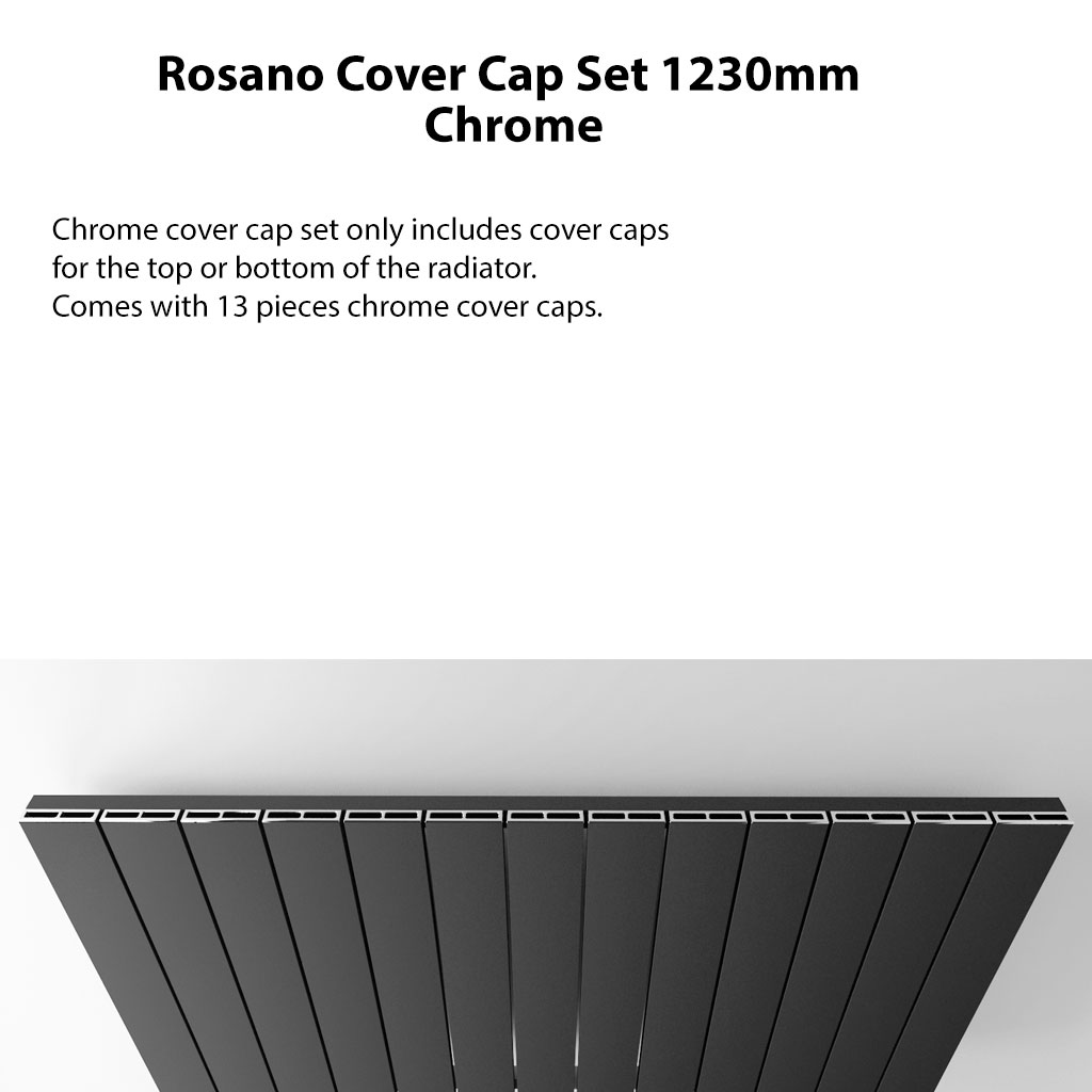 Rosano Cover Cap Set 1230mm. Chrome