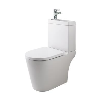 Metro Short Projection Cistern with Fittings and Tap - White