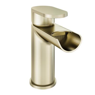 Ledwell PVD Coated Basin Mono Tap with Waste Brushed Brass