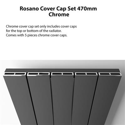 Rosano Cover Cap Set 470mm. Chrome