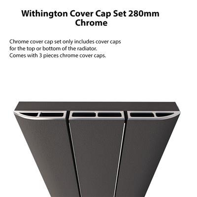 Withington Cover Cap Set 280mm Chrome