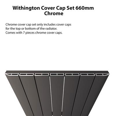 Withington Cover Cap Set 660mm Chrome